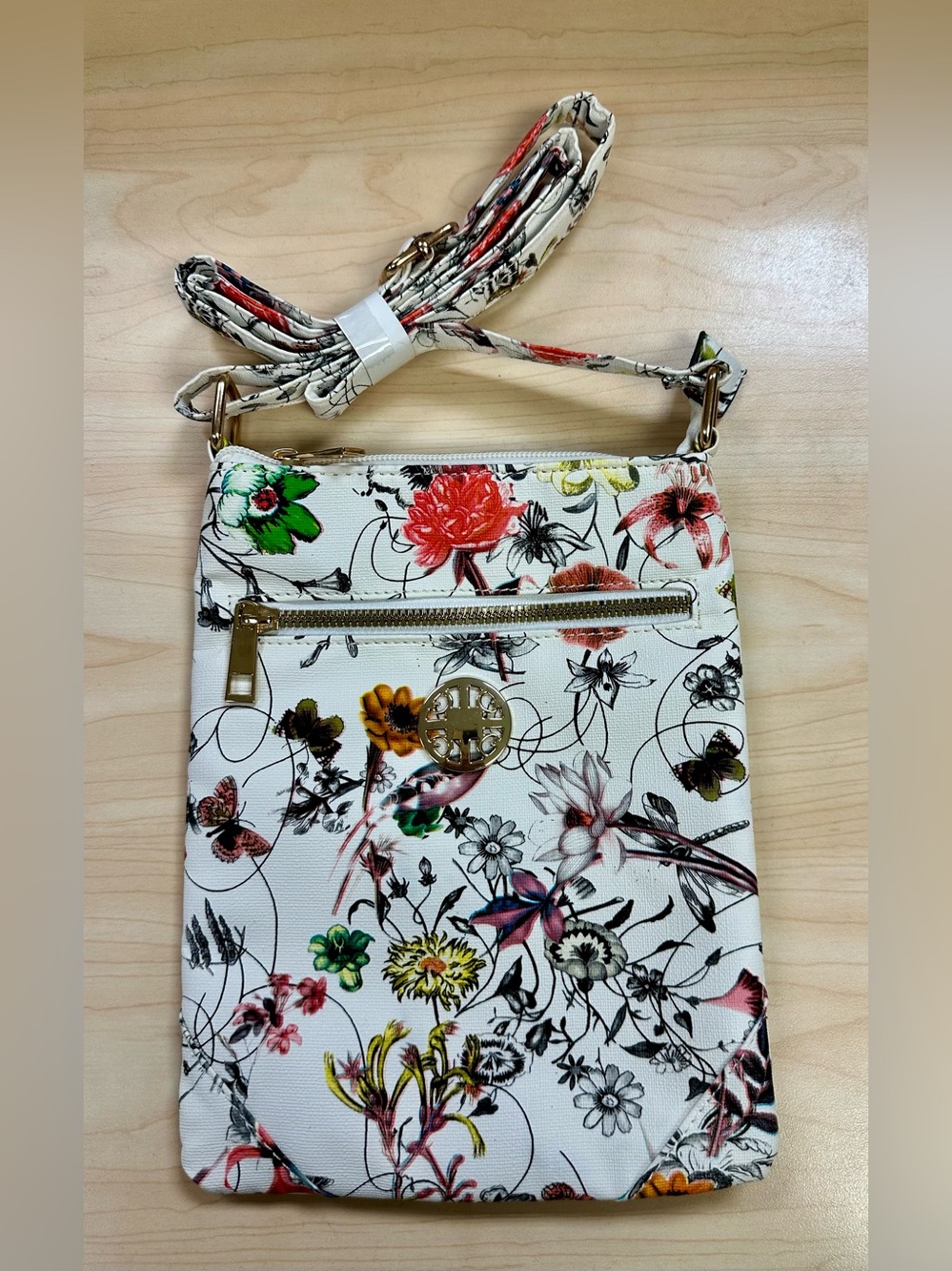 Dasein Floral Crossbody Bag